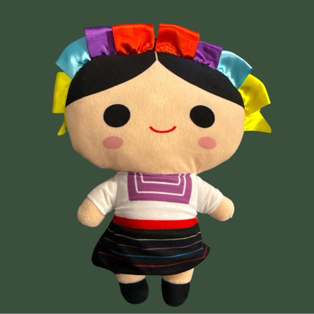 MEXICO LINDO GIRL PLUSH DOLL SUGAR LOAF STUFFED ANIMAL KELLYTOY SOFT TOY